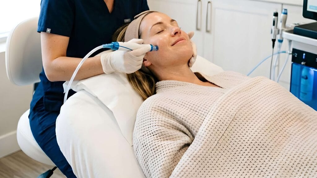 Hydroderm microdermabrasion facial