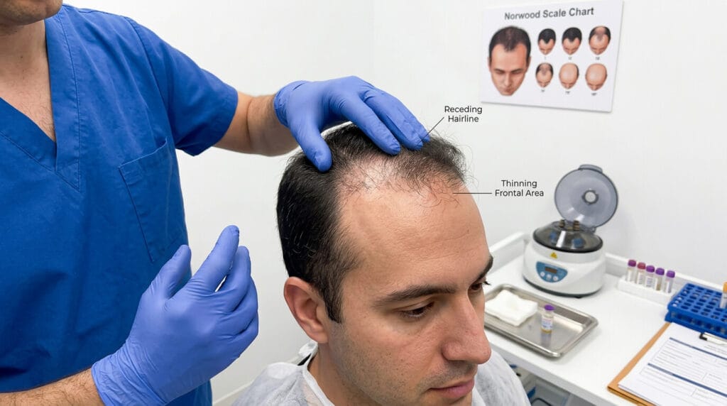 PRP therapy for thinning hair
